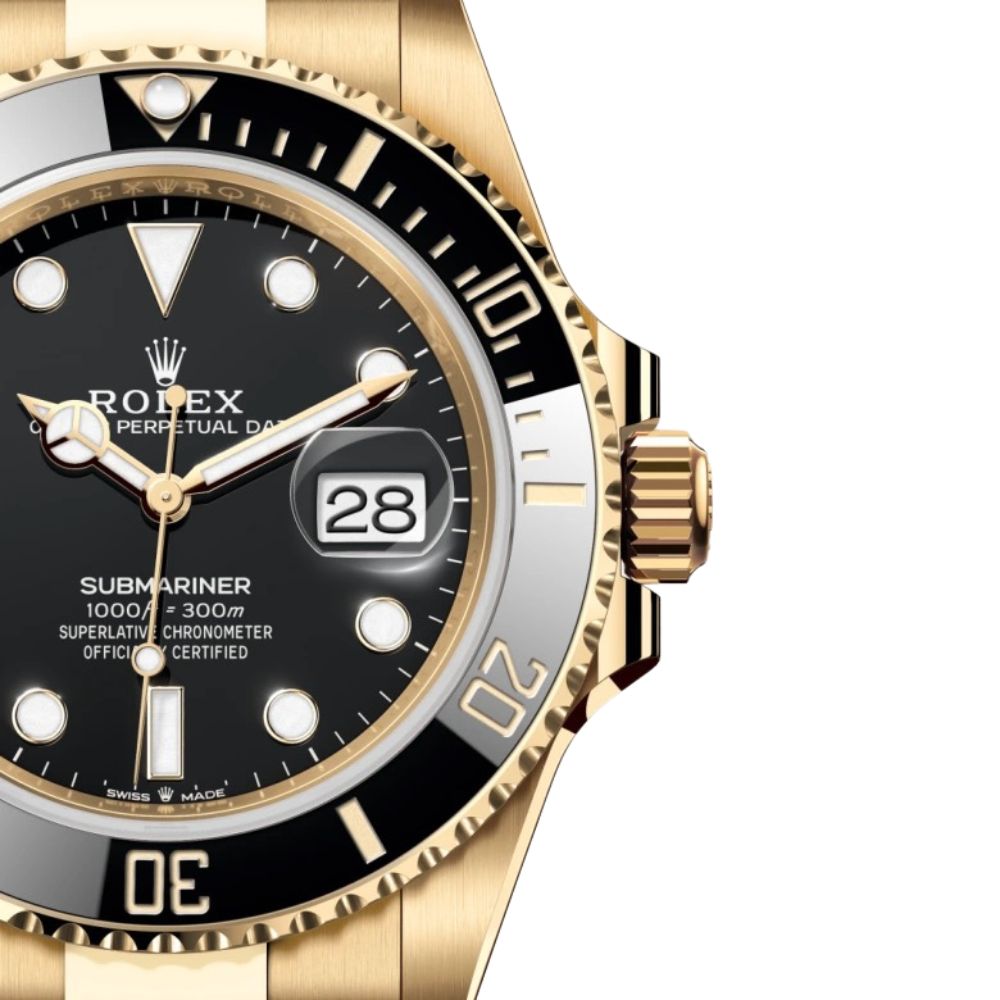 Rlx Submariner Date 126618ln-0002 “Yellow Gold Black Dial”