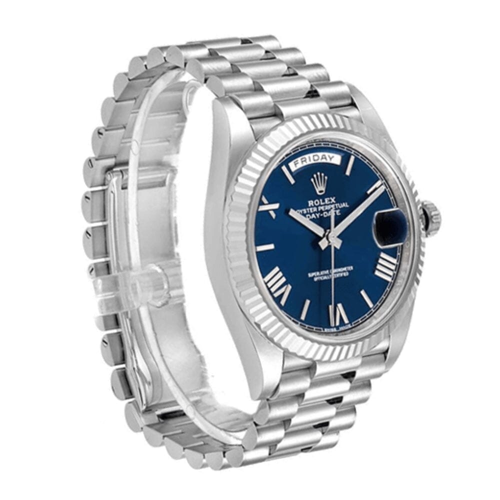 Day-Date 228239-0002 with a Blue Dial