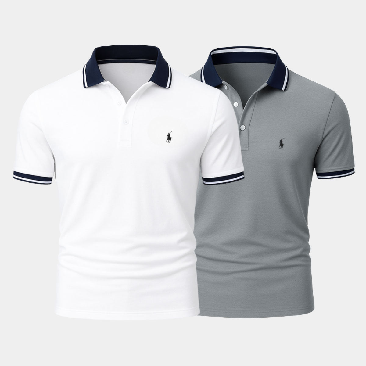 R&L | Set of two slim-fit cotton shirts - Buy 1, Get 1 Free